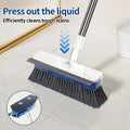 4-in-1 Floor Scrub Brush with Squeegee