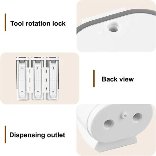 3-Chamber Shower Dispenser